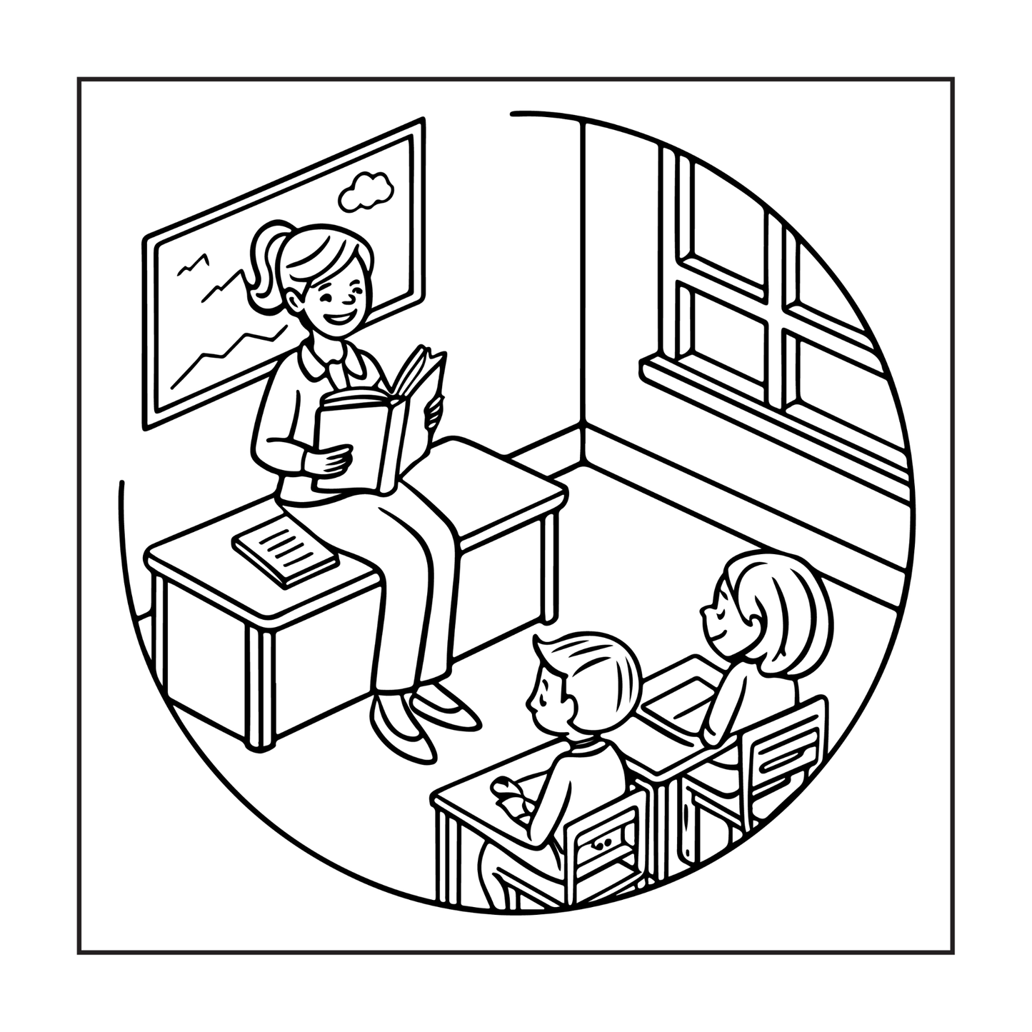 Cool Back to School Coloring Book for Kids Boys Girls Teens Youth 50 Pages Single Sided Back to School Coloring Activity Book for Students