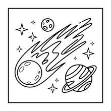 Load image into Gallery viewer, Cozy Outer Space Galaxy Planet UFO Extraterrestrial Coloring Book Gift for Kids Boys Girls: Astronaut Planet Space Coloring Activity Book

