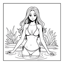 Load image into Gallery viewer, Kawaii Anime Girls Coloring Book for Kids Teens Adults – Cute Manga Characters Easy Japanese Scenes
