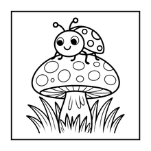 Load image into Gallery viewer, Funny Cute Bugs and Insects Coloring Book for Adults Men Women Kids Boys Girls Toddlers Teens Stress Relief Relaxation Coloring Book
