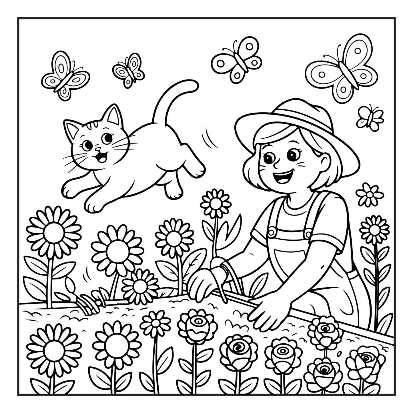 Cute Cat Mom Coloring Book for Adults Men Women Kids Boys Girls Young Teens Cozy Kitten Kitty Mom Coloring Activity Book for Cat Lovers