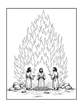 Load image into Gallery viewer, Christian Coloring Book for Adults Kids Boys Girls Teens, Bold and Easy Bible Story Designs, Single Sided Jesus Faith Devotional Gift
