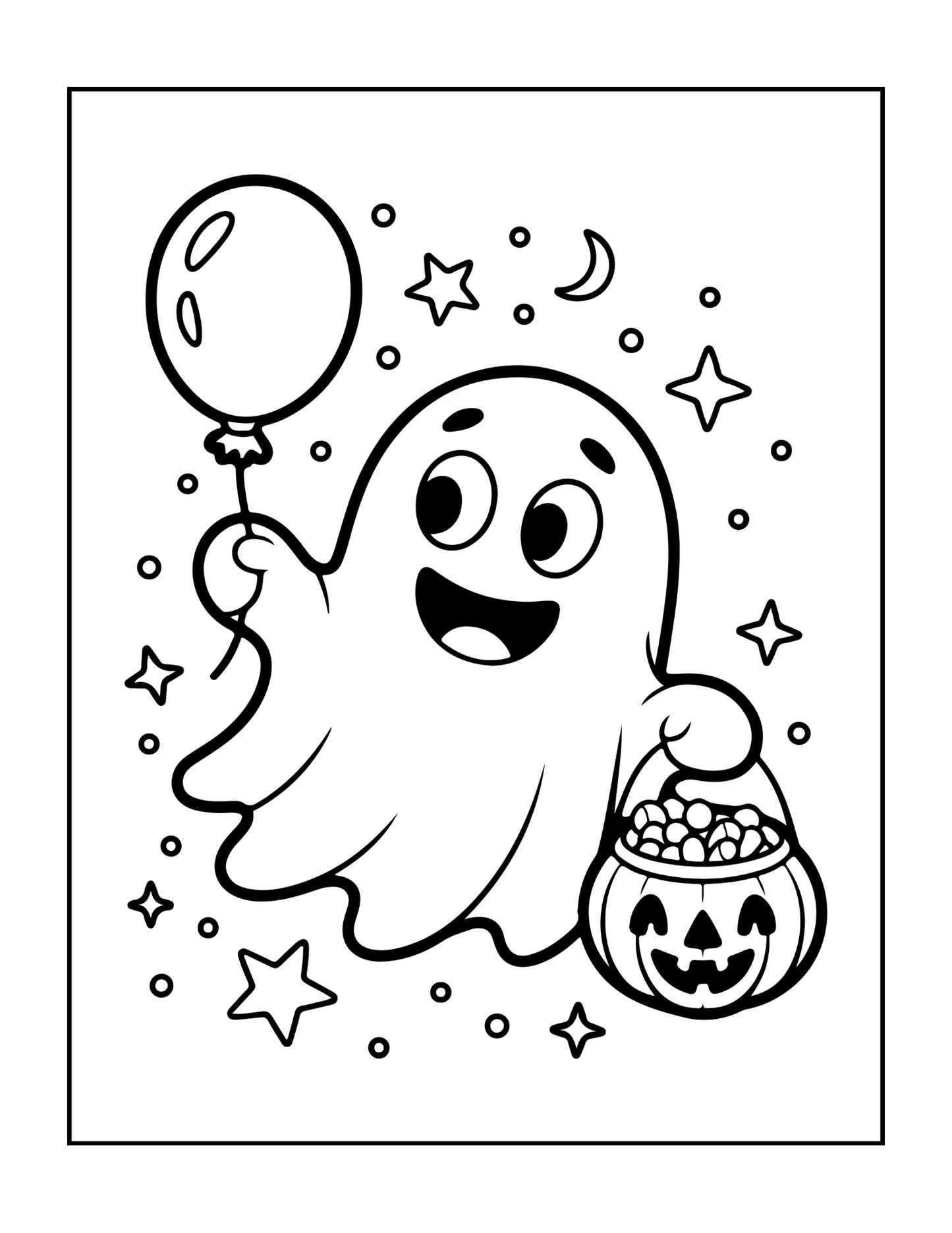 Cute Funny Spooky Halloween Coloring Book Adults Kids Boys Girls Young Teens Fall Season Halloween Coloring Pages Gift Children Halloween