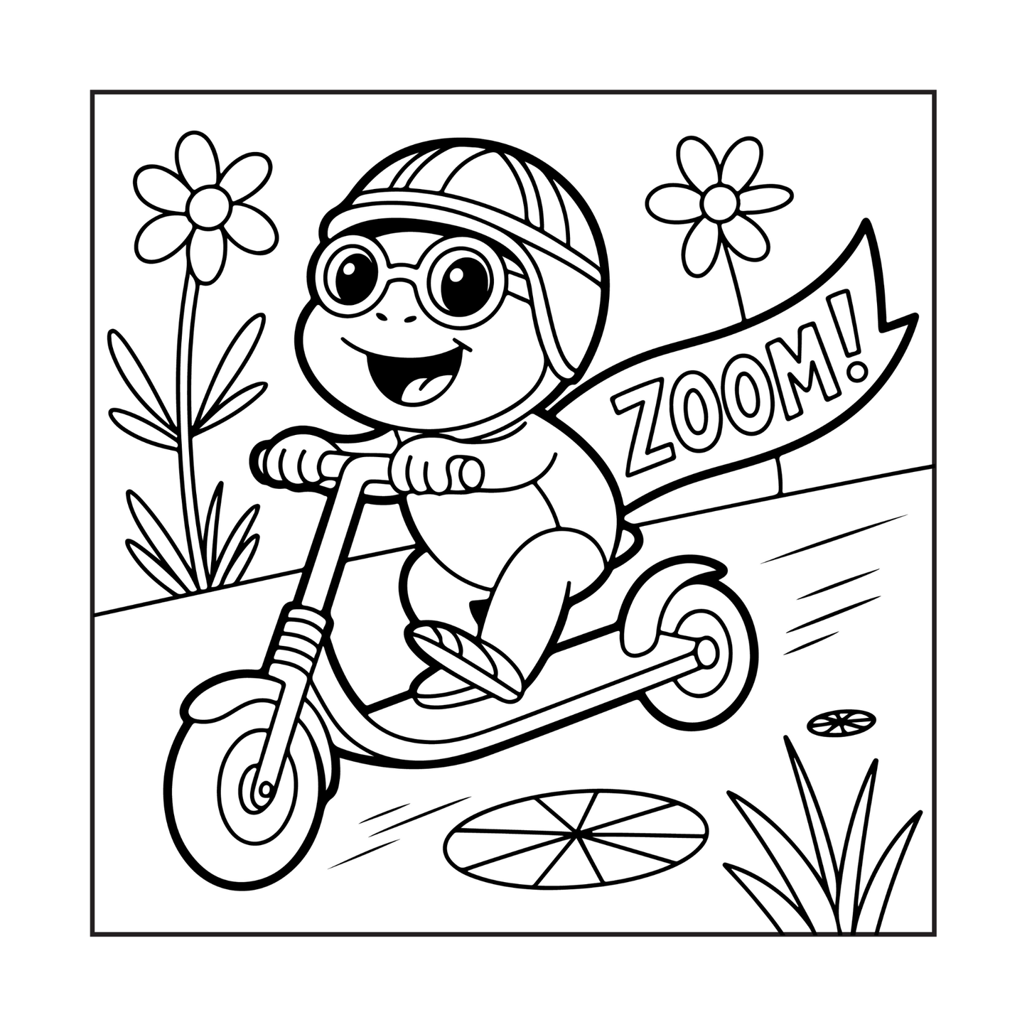 Cute Cozy Frog Froggy Days Coloring Book Gift Adults Men Women Kids Boys Girls Teens Cool Kawaii Whimsical Frog Toad Animal Coloring Book