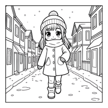 Load image into Gallery viewer, Kawaii Anime Girls Coloring Book for Kids Teens Adults – Cute Manga Characters Easy Japanese Scenes
