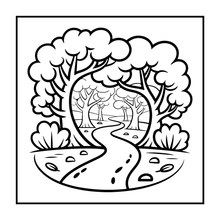 Load image into Gallery viewer, Stress Relief Relaxation Coloring Book Gift for Adults Kids Men Women Boys Girls Teens Single Sided Cozy Places Bold Easy Coloring Book
