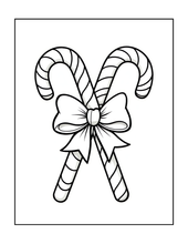 Load image into Gallery viewer, Christmas Coloring Book for Kids Adults Cute Snowman Holiday Activity Printed Softcover Book Bold Easy Winter Holiday Gift Single Sided Page
