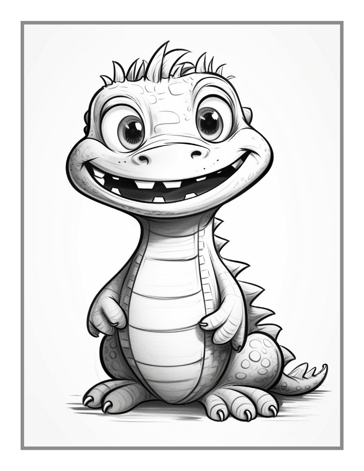 Funny Crocodile Alligator Gator Coloring Book Holiday Birthday Gift Adults Kids Men Women Boys Girls Teens 50 Pages Tropical Florida Gator