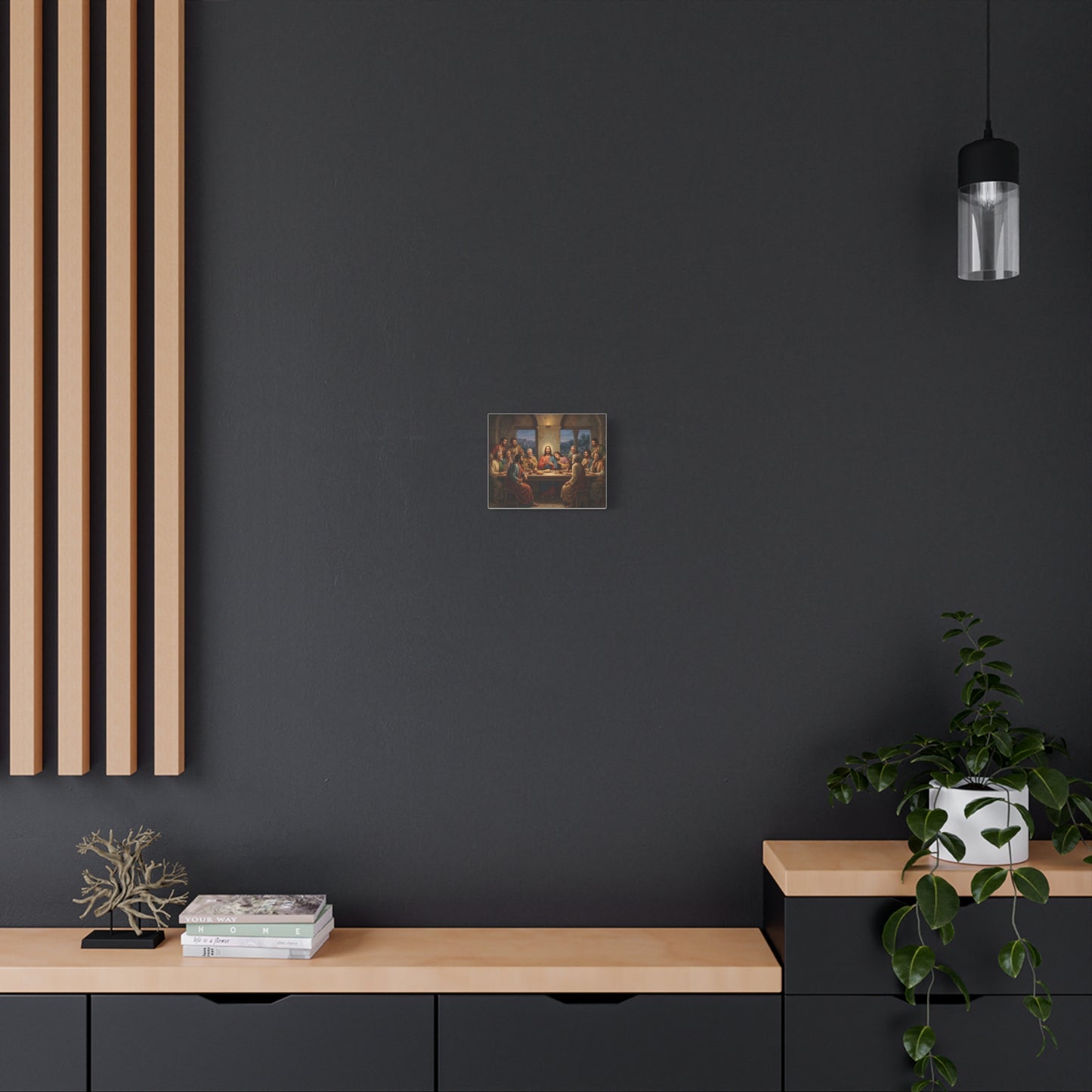 Cool Last Supper Canvas Wall Art Print Large Religious Biblical Faith Home Decor Christian Wall Art Ready to Hang for Living Room
