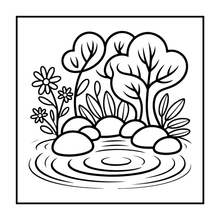 Load image into Gallery viewer, Stress Relief Relaxation Coloring Book Gift for Adults Kids Men Women Boys Girls Teens Single Sided Cozy Places Bold Easy Coloring Book

