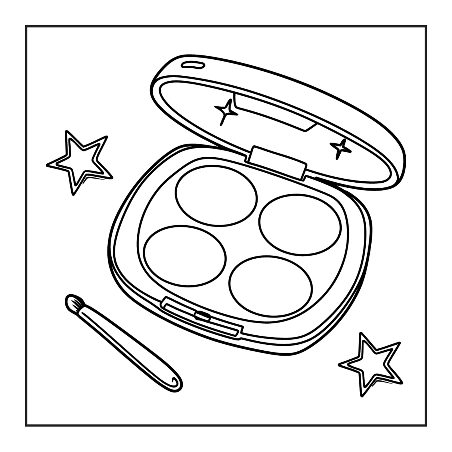 Cool Beauty Stuff Makeup Items Coloring Book for Women Mom Wife Girls Teens Cute and Comfy Fashion Makeup Items Coloring Activity Book