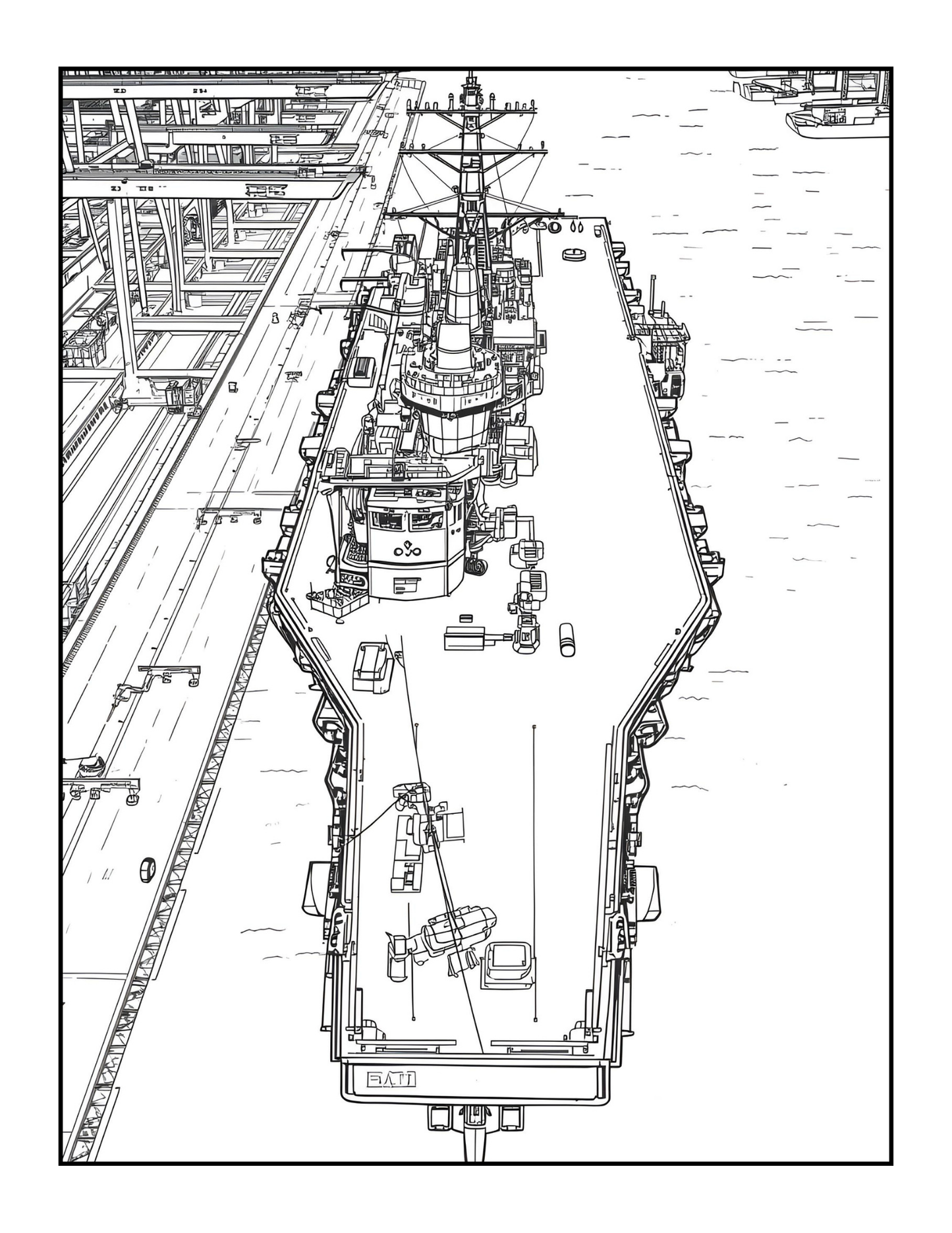 Navy Ship Coloring Book for Adults Men Women Kids Boys Girls Teens Military Children Marine Soldier War Combat Navy Ship Navy Coloring Pages