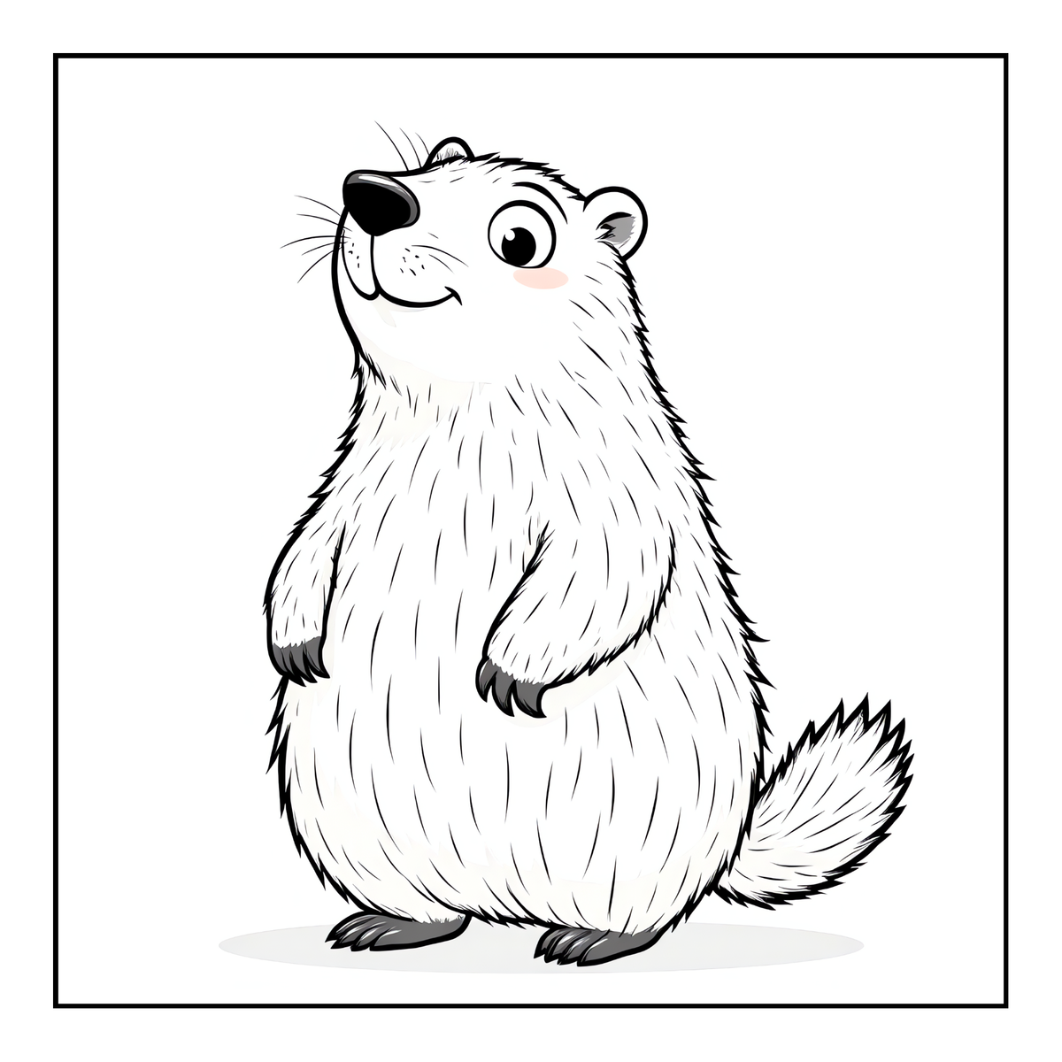 Cute Cozy Funny Capybara Animal Coloring Book Gift for Adults Kids Boys Girls Teens: Single Sided Bold and Easy Cool Capybara Coloring Book