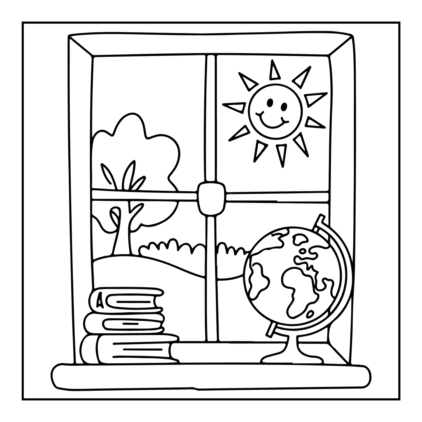 Cool Back to School Coloring Book for Kids Boys Girls Teens Youth 50 Pages Single Sided Back to School Coloring Activity Book for Students