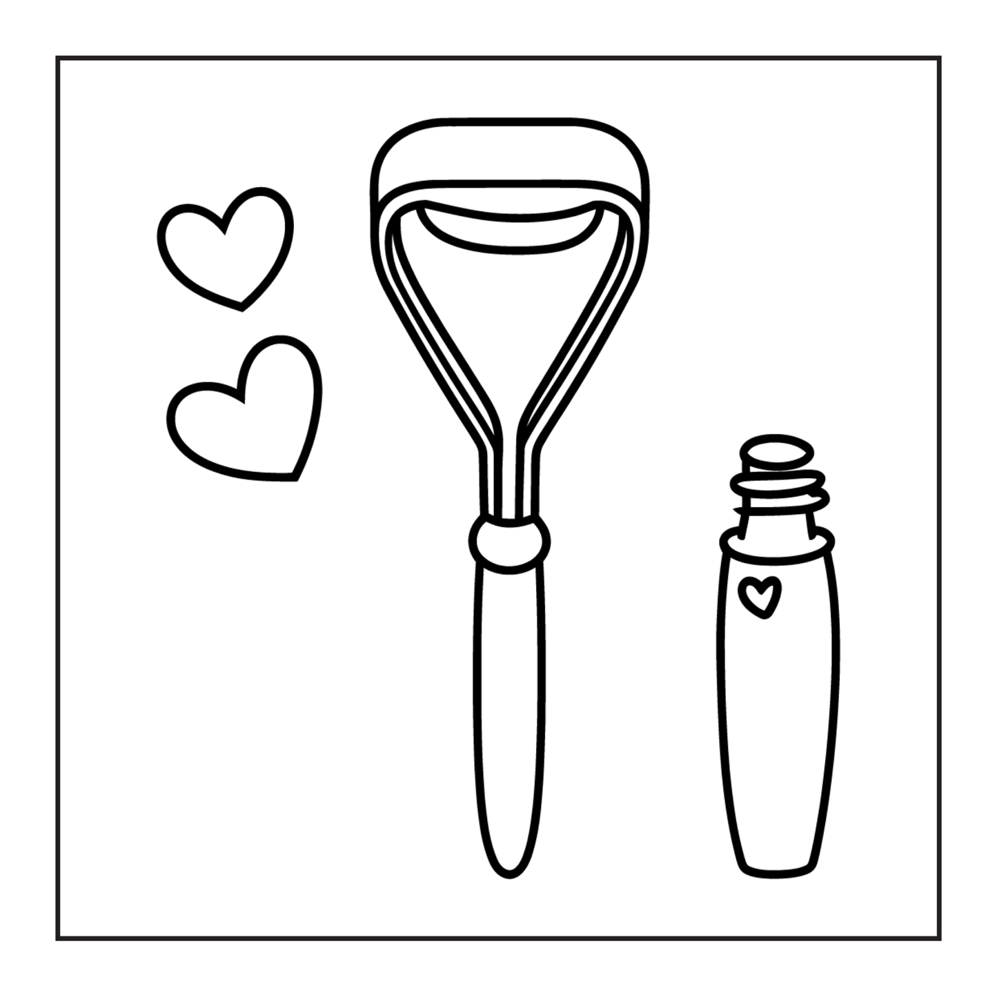 Cool Beauty Stuff Makeup Items Coloring Book for Women Mom Wife Girls Teens Cute and Comfy Fashion Makeup Items Coloring Activity Book