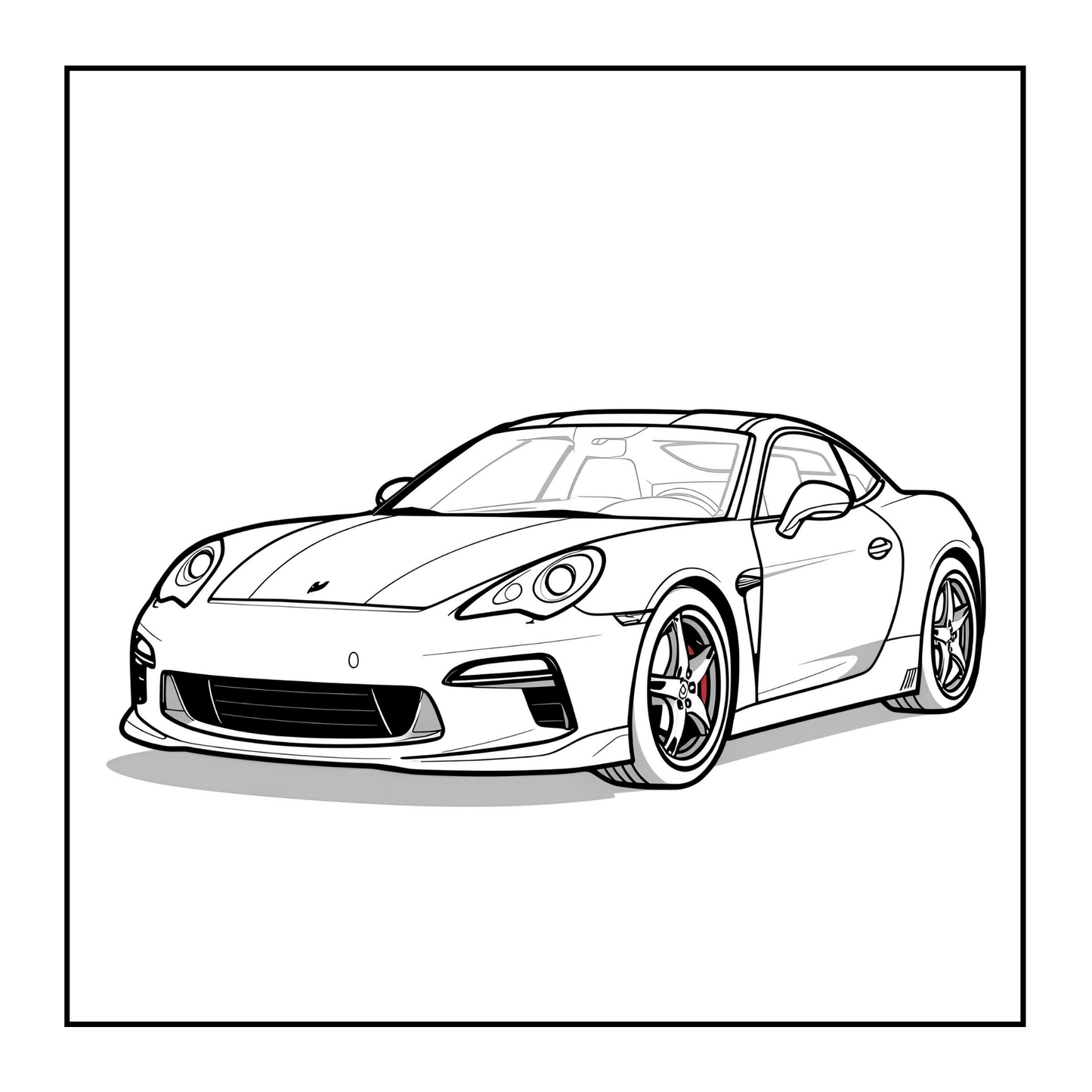 Modified Cars Coloring Book for Adults Men Women Kids Boys Girls Teens Modified Exotic Racing Cars Drift Cars Coloring Activity Book Gift