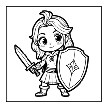 Load image into Gallery viewer, Cute Vikings Coloring Book for Kids Teens Adults Norse Warrior Mythology Single Sided Pages Fun Stress Relief Activity

