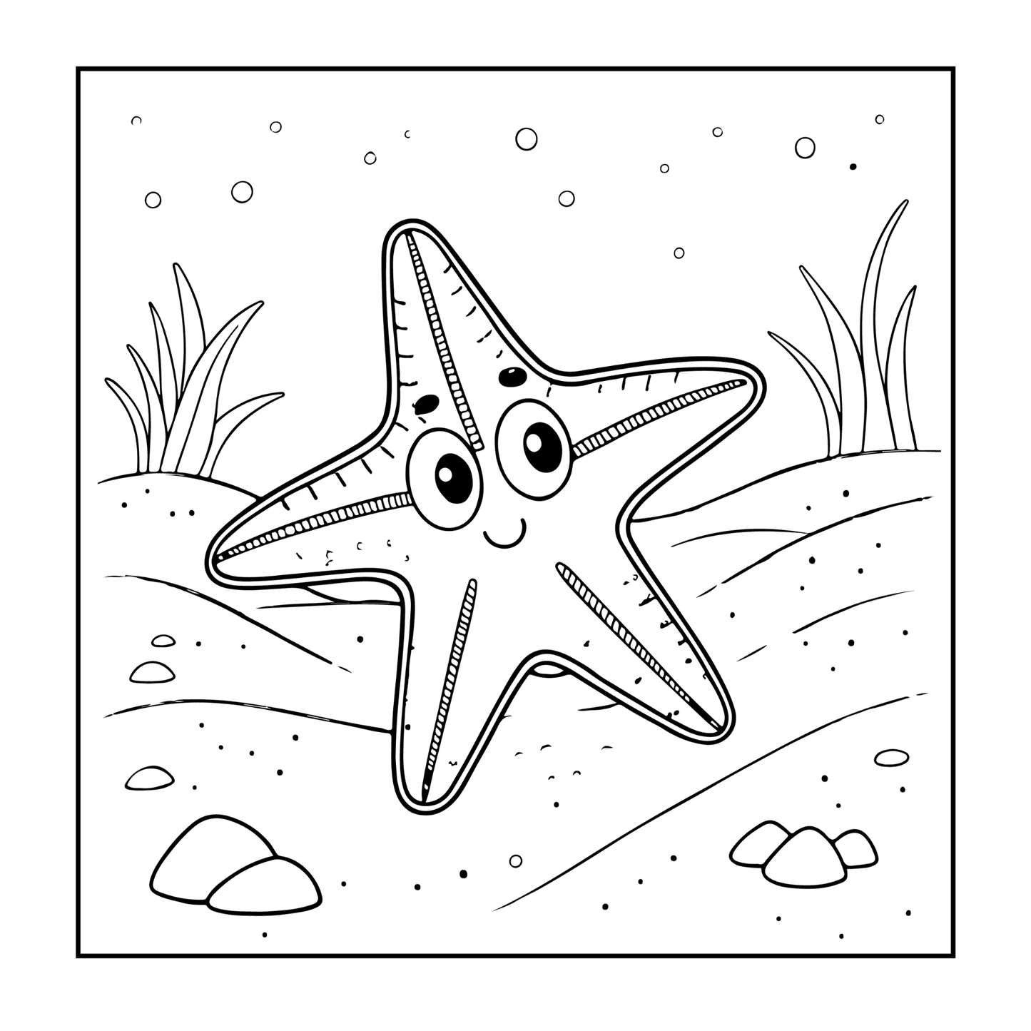 Sea Life Coloring Book for Adults Kids Boys Girls Teens Single Sided Cute Ocean Sea Creatures Coloring Activity Book for Youth Children