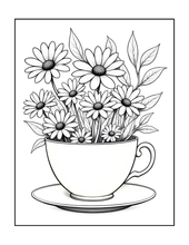 Load image into Gallery viewer, Botanical Coloring Book for Adults and Kids, Printed Physical Book, 25 Bold Easy Plant Designs, Single Sided Nature Art Therapy Gift
