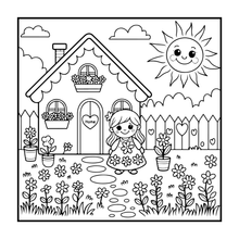 Load image into Gallery viewer, 50 Pages Cute Farm Animals Coloring Book Gift for Kids Boys Girls Teens Children Youth: Country Farm Animals Cow Sheep Coloring Book
