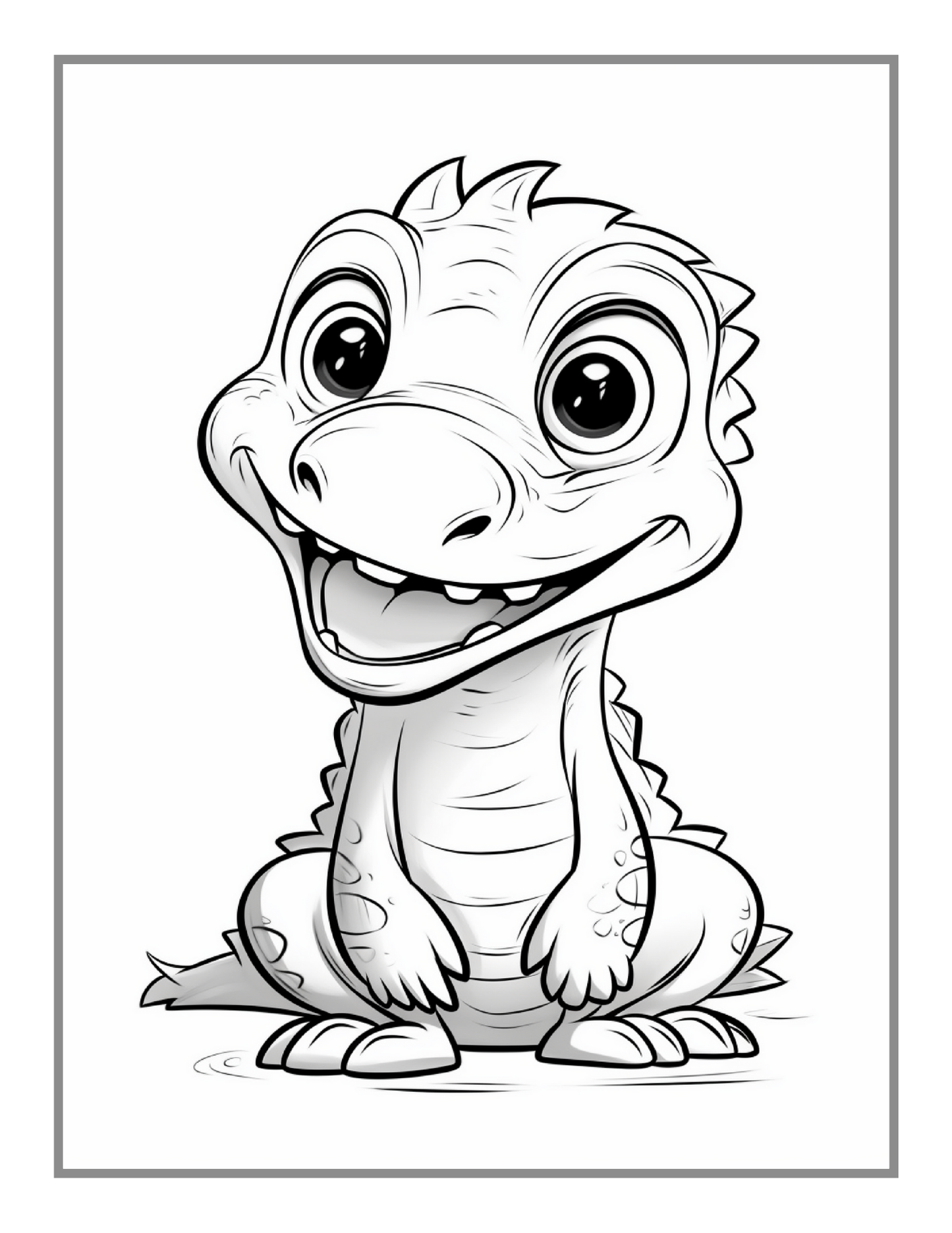 Funny Crocodile Alligator Gator Coloring Book Holiday Birthday Gift Adults Kids Men Women Boys Girls Teens 50 Pages Tropical Florida Gator