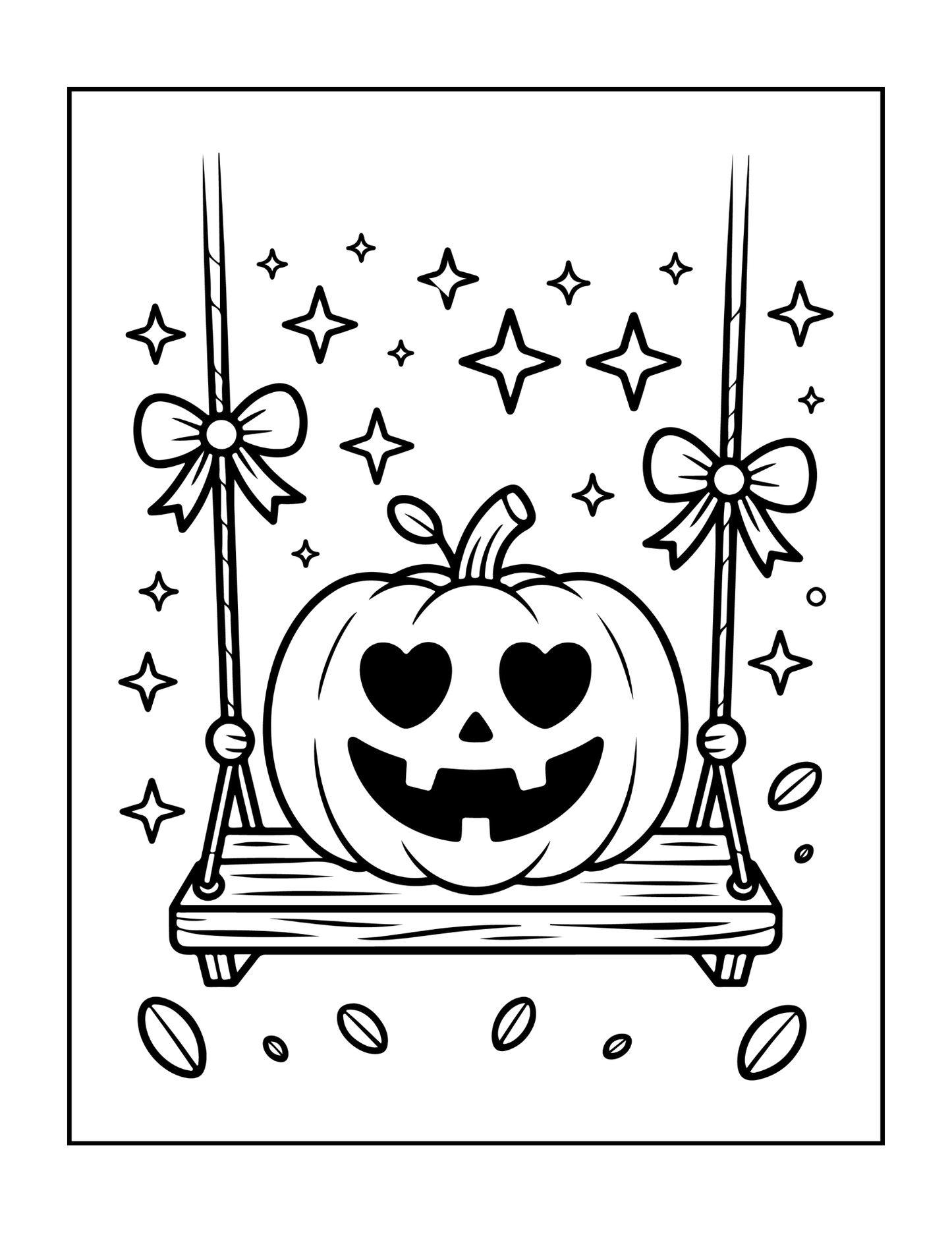 Cute Funny Spooky Halloween Coloring Book for Adults Kids Boys Girls Young Teens Fall Season Halloween Coloring Pages Gift for Children