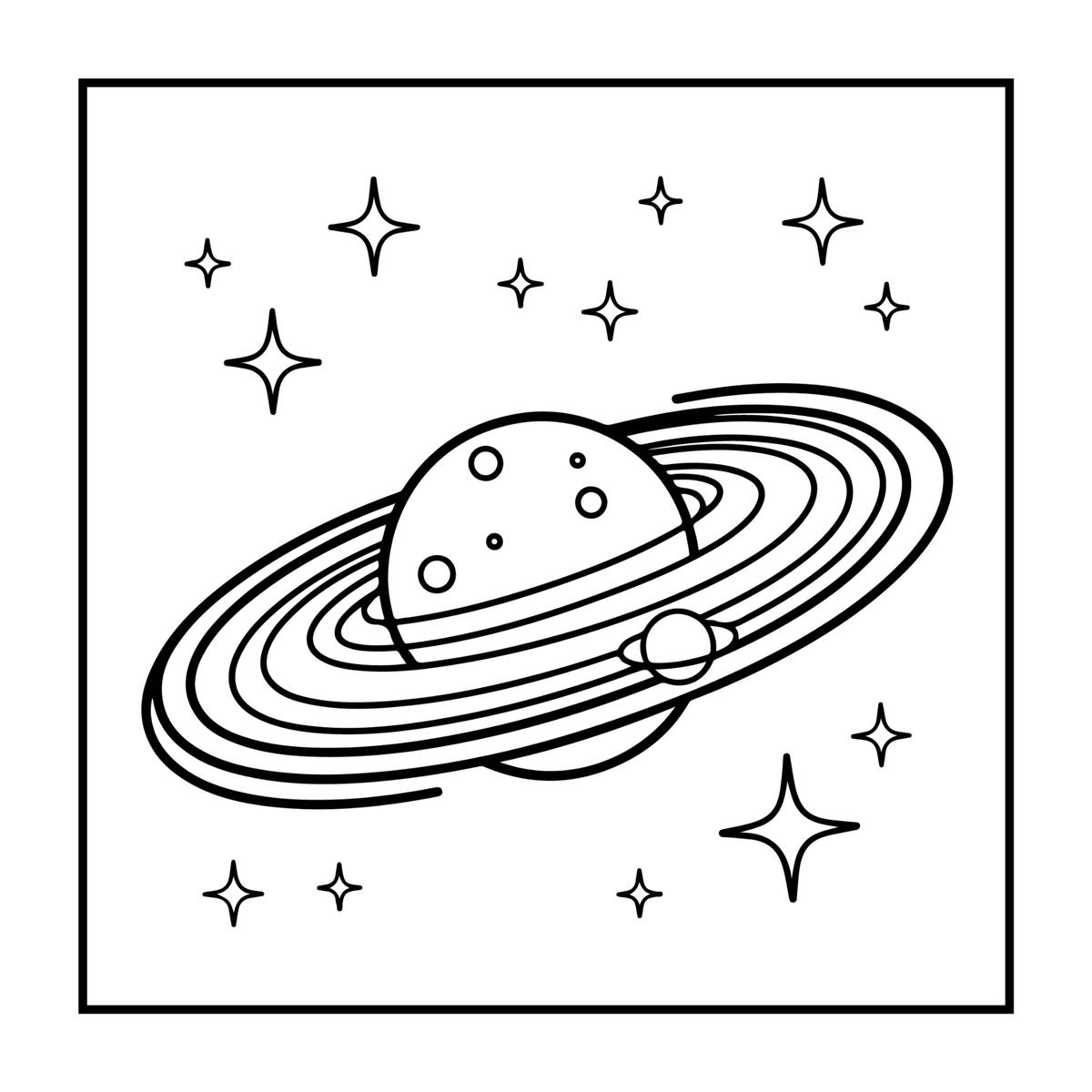 Cozy Outer Space Galaxy Planet UFO Extraterrestrial Coloring Book Gift for Kids Boys Girls: Astronaut Planet Space Coloring Activity Book