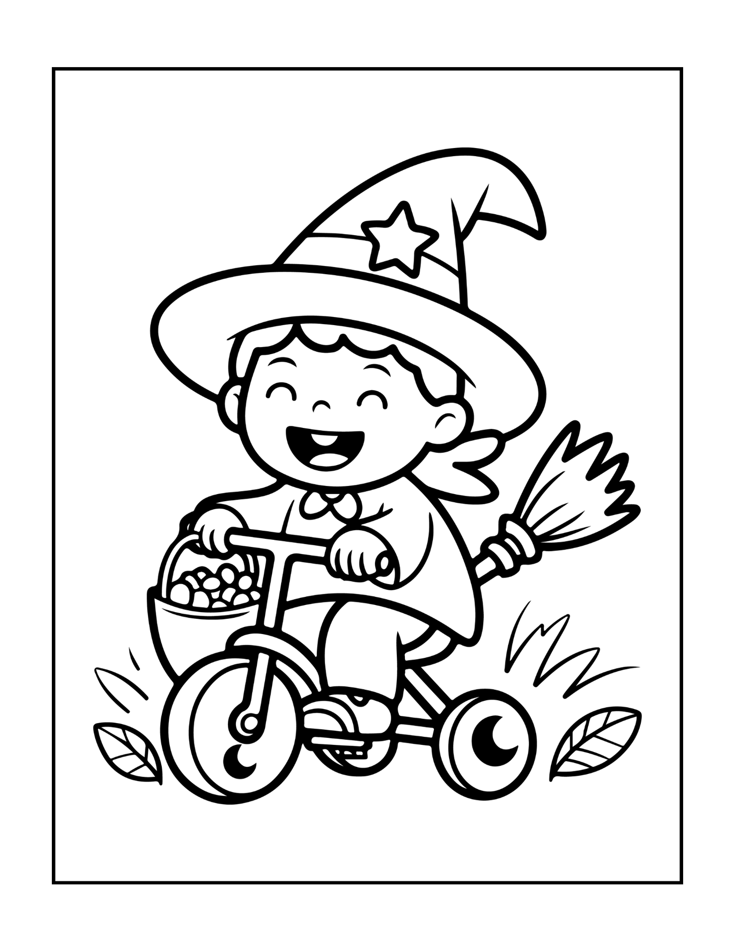 Cute Funny Spooky Halloween Coloring Book Adults Kids Boys Girls Young Teens Halloween Ghost Mummy Witch Scarecrows Coloring Activity Book