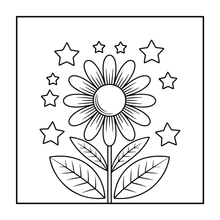 Load image into Gallery viewer, Cute Cozy Simple Flower Coloring Book for Kids Boys Girls Teens: Cool Garden Flower Coloring Activity Book for School Kids Birthday Gift
