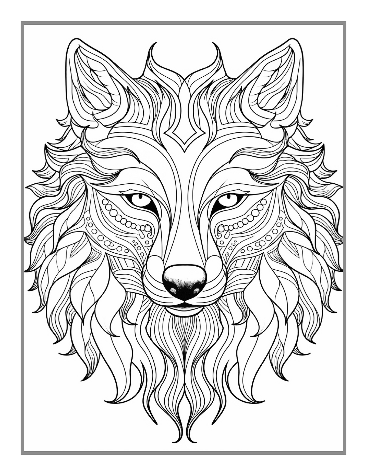 Bold and Easy Animal Mandala Coloring Book Gift for Adults Kids Men Women Boys Girls Teens Youth 50 Pages Animal Mandala Activity Book