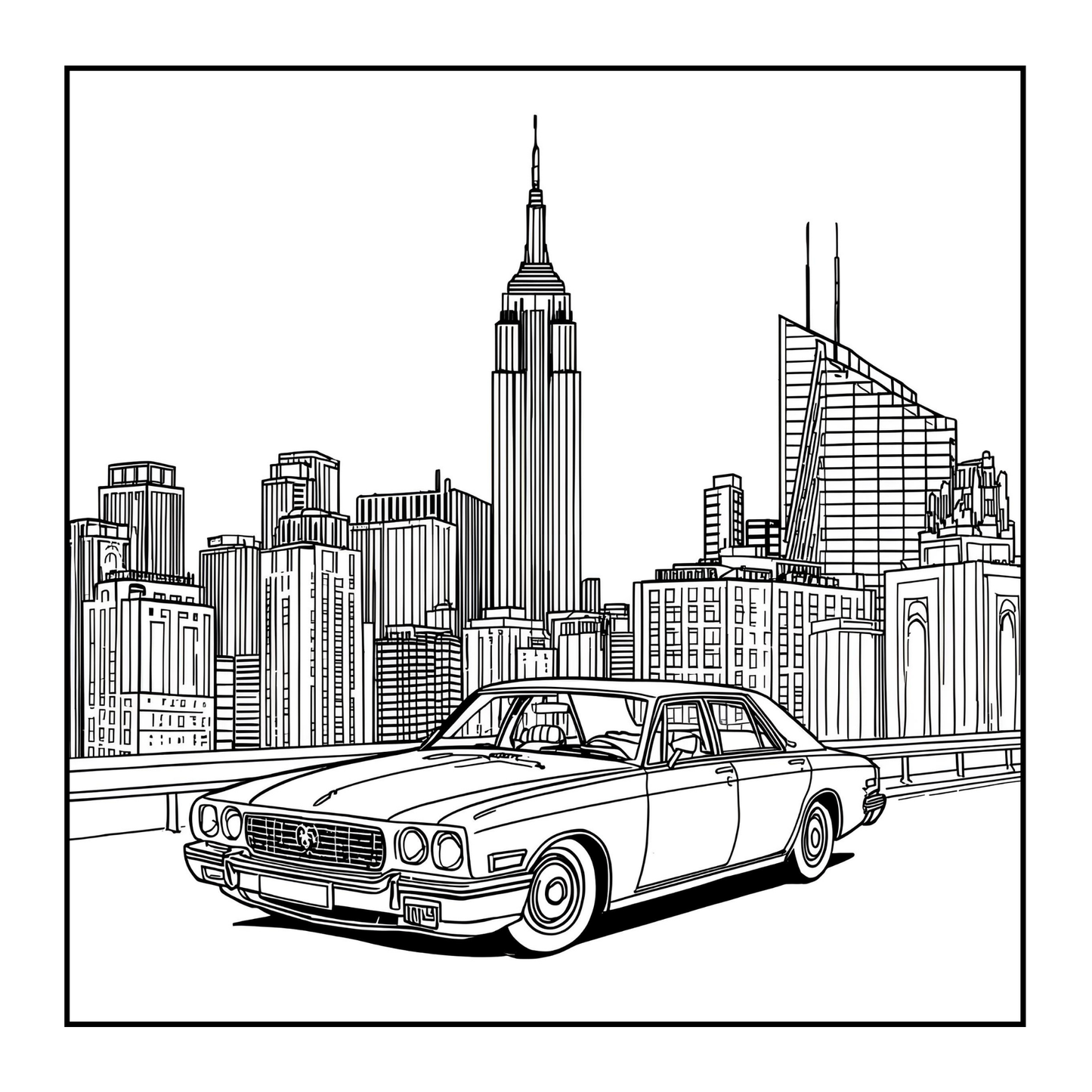 Modified Cars Coloring Book for Adults Men Women Kids Boys Girls Teens Drift Cars Coloring Activity Book Gift Modified Exotic Racing Cars