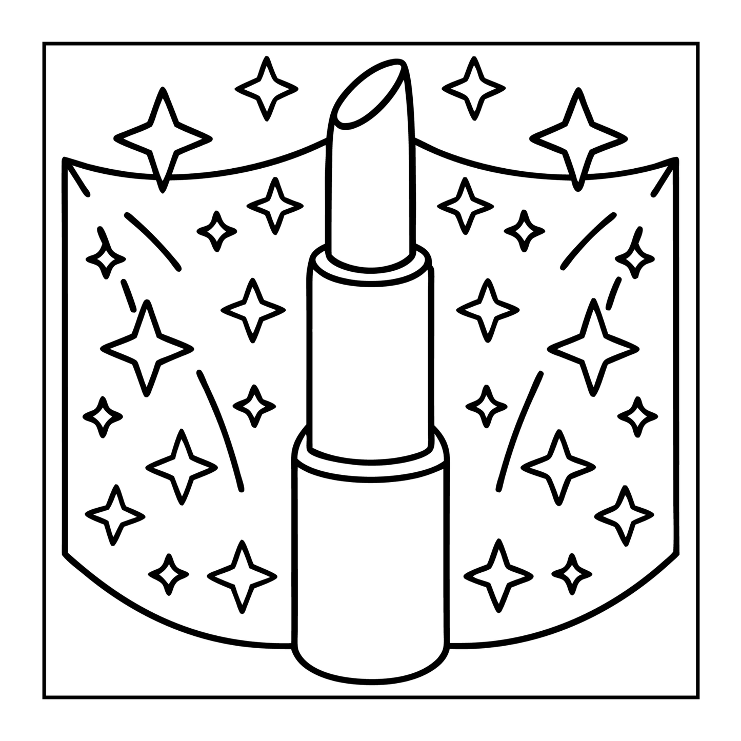 Cool Beauty Stuff Makeup Items Coloring Book for Women Mom Wife Girls Teens 50 Pages Bold and Easy Cozy Beauty Coloring Pages for Children