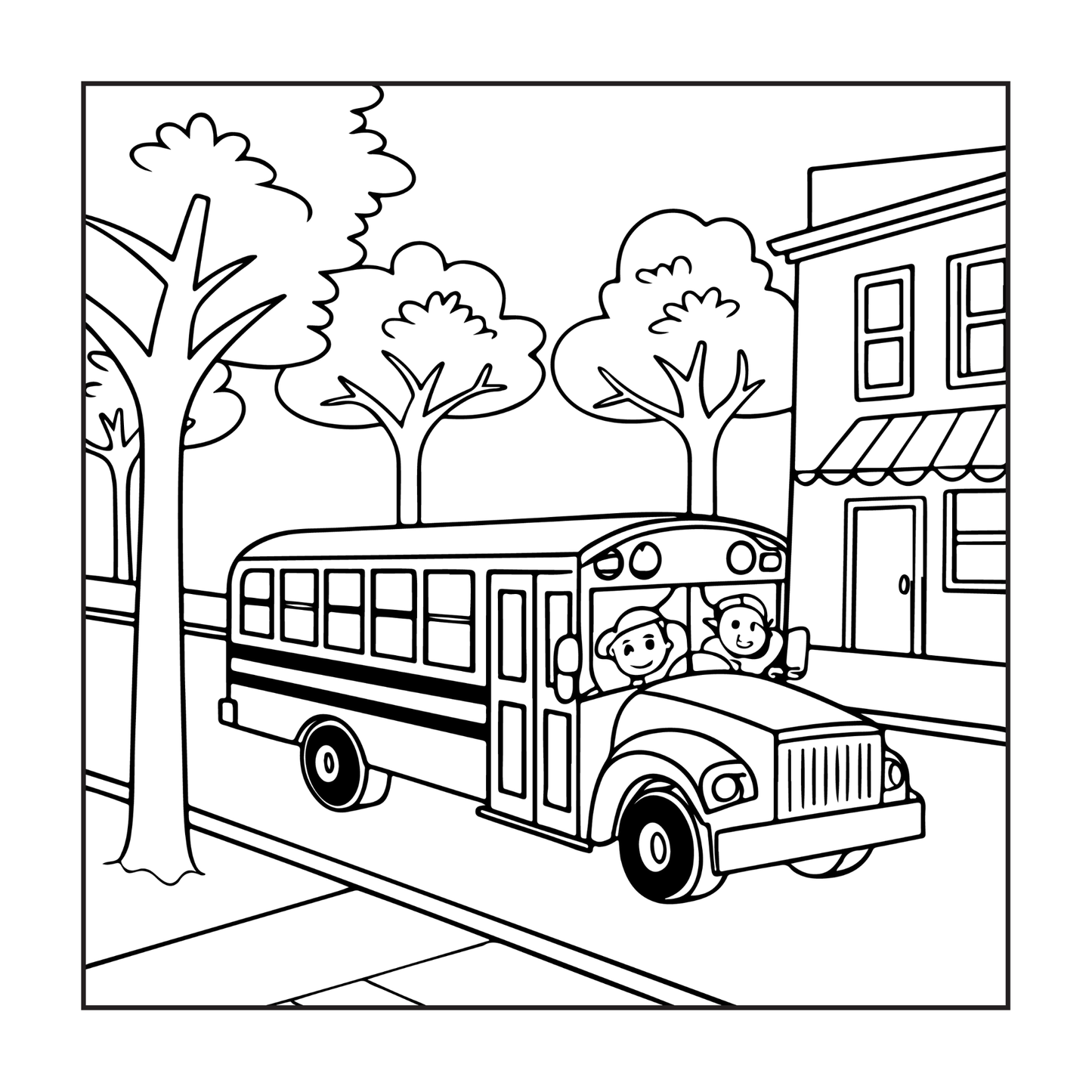 Cool Back to School Coloring Book for Kids Boys Girls Teens Youth 50 Pages Single Sided Back to School Coloring Activity Book for Students