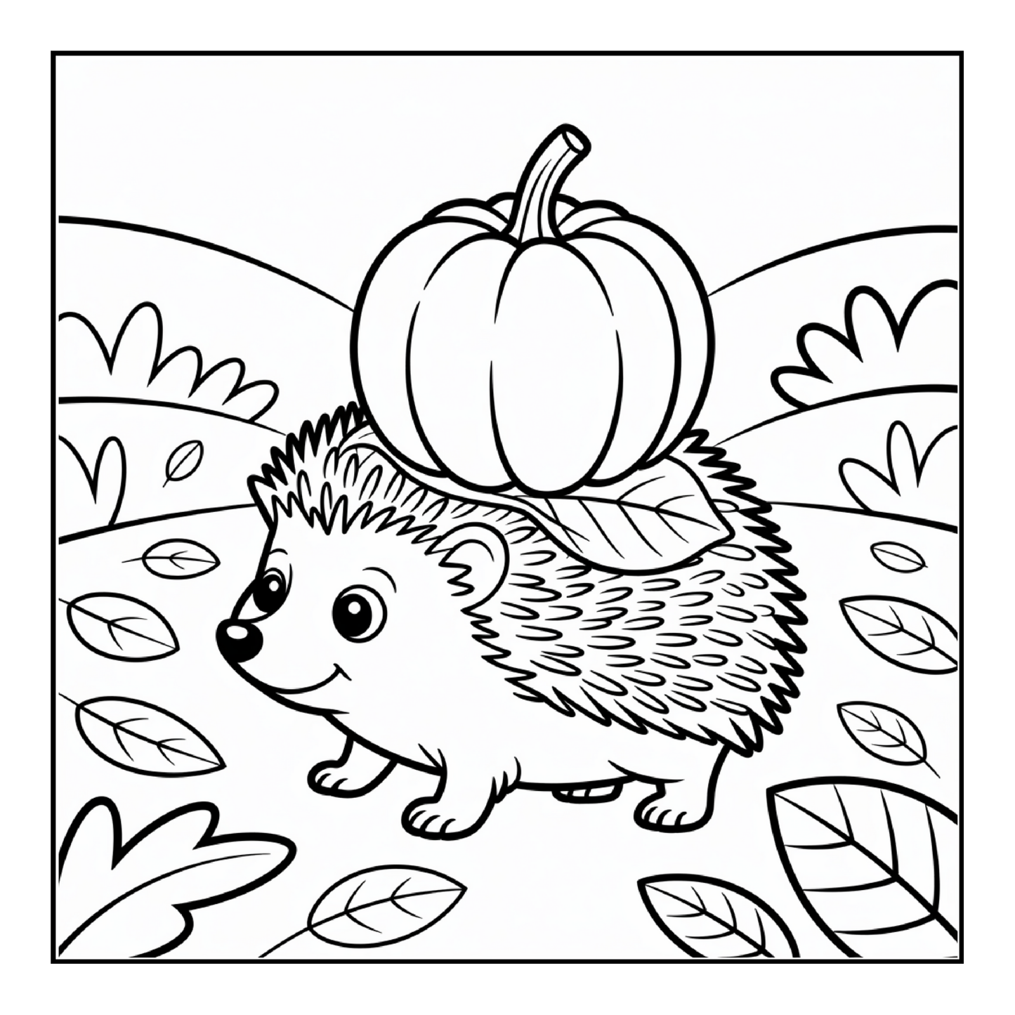 Cute and Cozy Fall Days Vibes Coloring Book for Adults Men Women Kids Boys Girls Teens Super Cute Simple Fall Bold and Easy Coloring Book