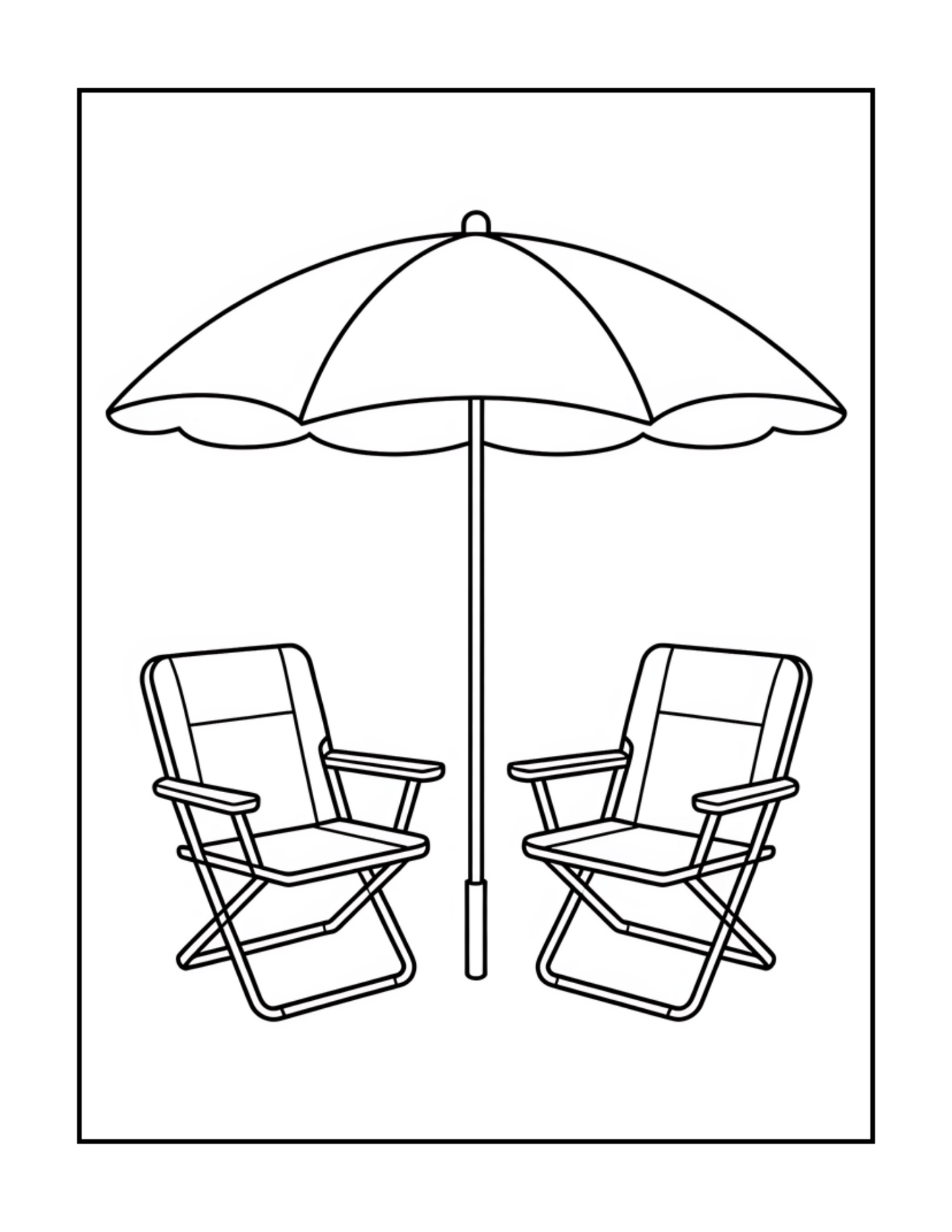 Bold and Easy Cozy Camping Coloring Book Gift for Adults Men Women Kids Boys Girls Young Teens Summer Camp Camping Coloring Sheets Children