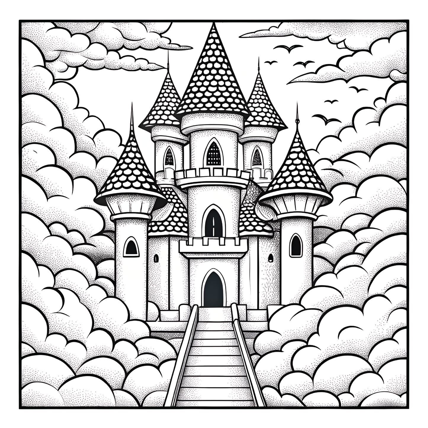 Stress Relief Relaxation Coloring Book Gift for Adults Kids Men Women Boys Girls Young Teens 50 Pages Single Sided Cozy Places Bold and Easy