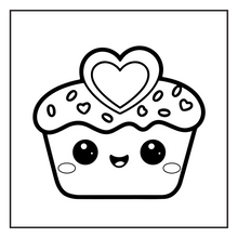 Load image into Gallery viewer, 50 Pages Bold and Easy Sweet Treats Food Coloring Book Gift for Kids Boys Girls Young Teens Children Youth Food Drink Sweets Coloring Book
