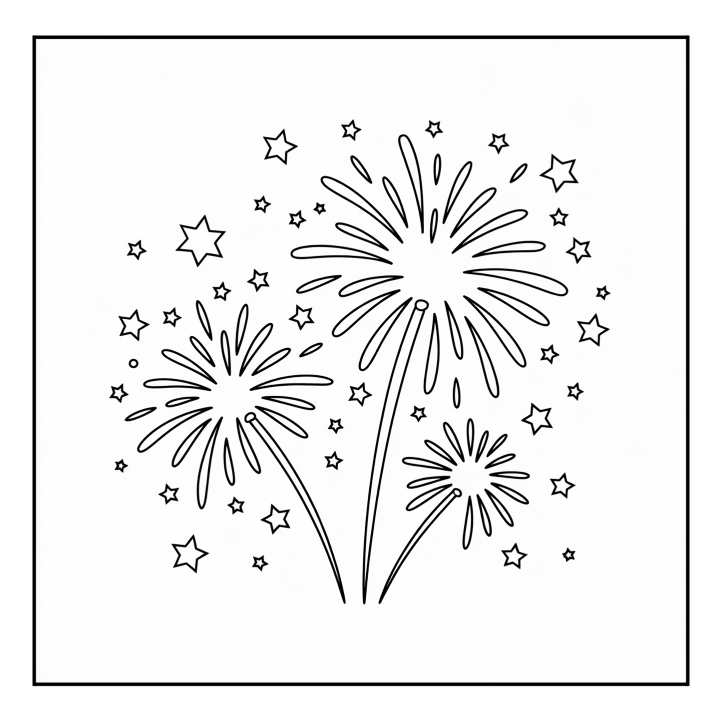 4th of July Independence Day Coloring Book Gift for Kids Boys Girls Young Teens 50 Pages Single Sided 4th of July Coloring Activity Sheets