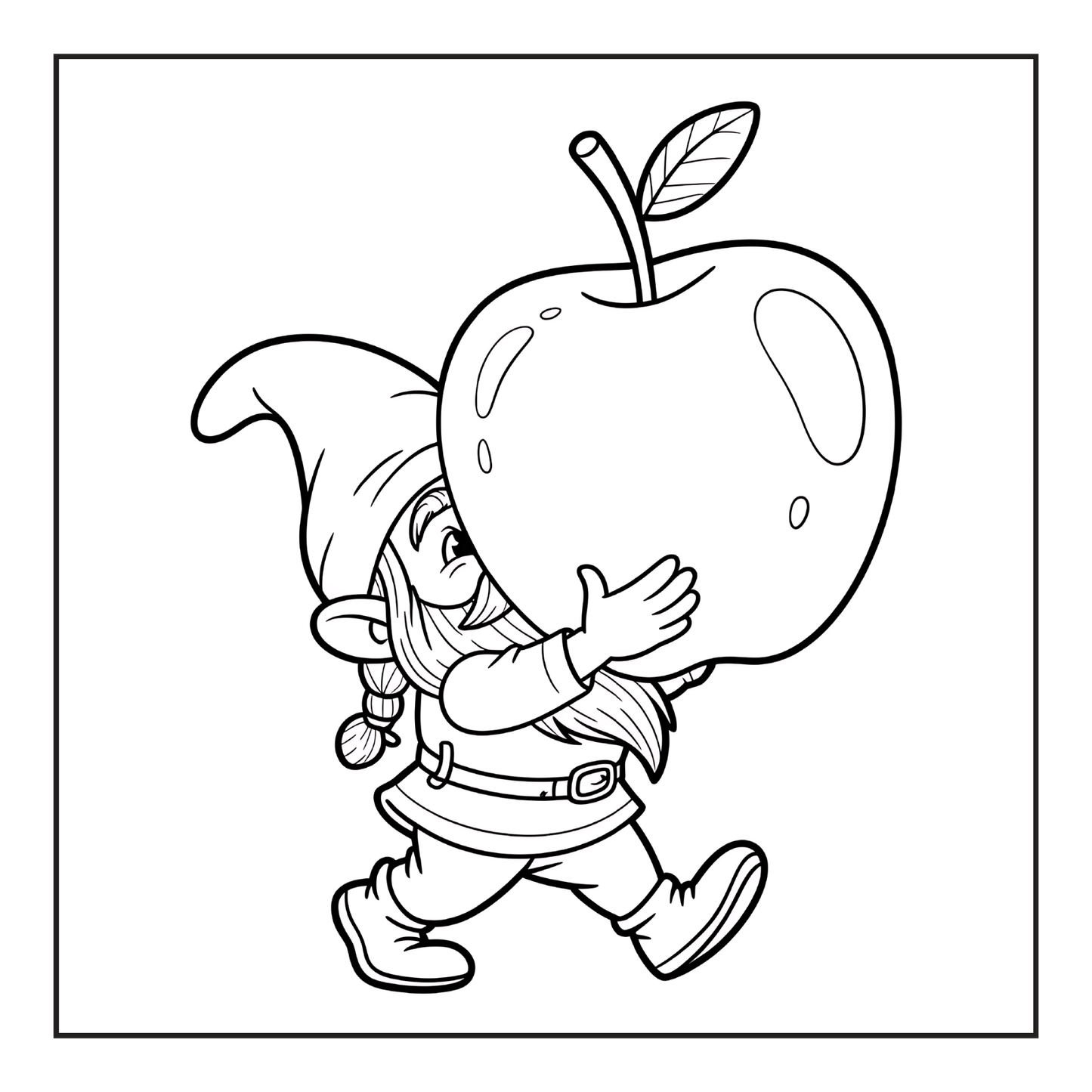 Cozy and Comfy Garden Gnomes Coloring Book Gift for Adults Men Women Kids Boys Girls Teens Bold Easy Simple Whimsical Gnome Coloring Sheets