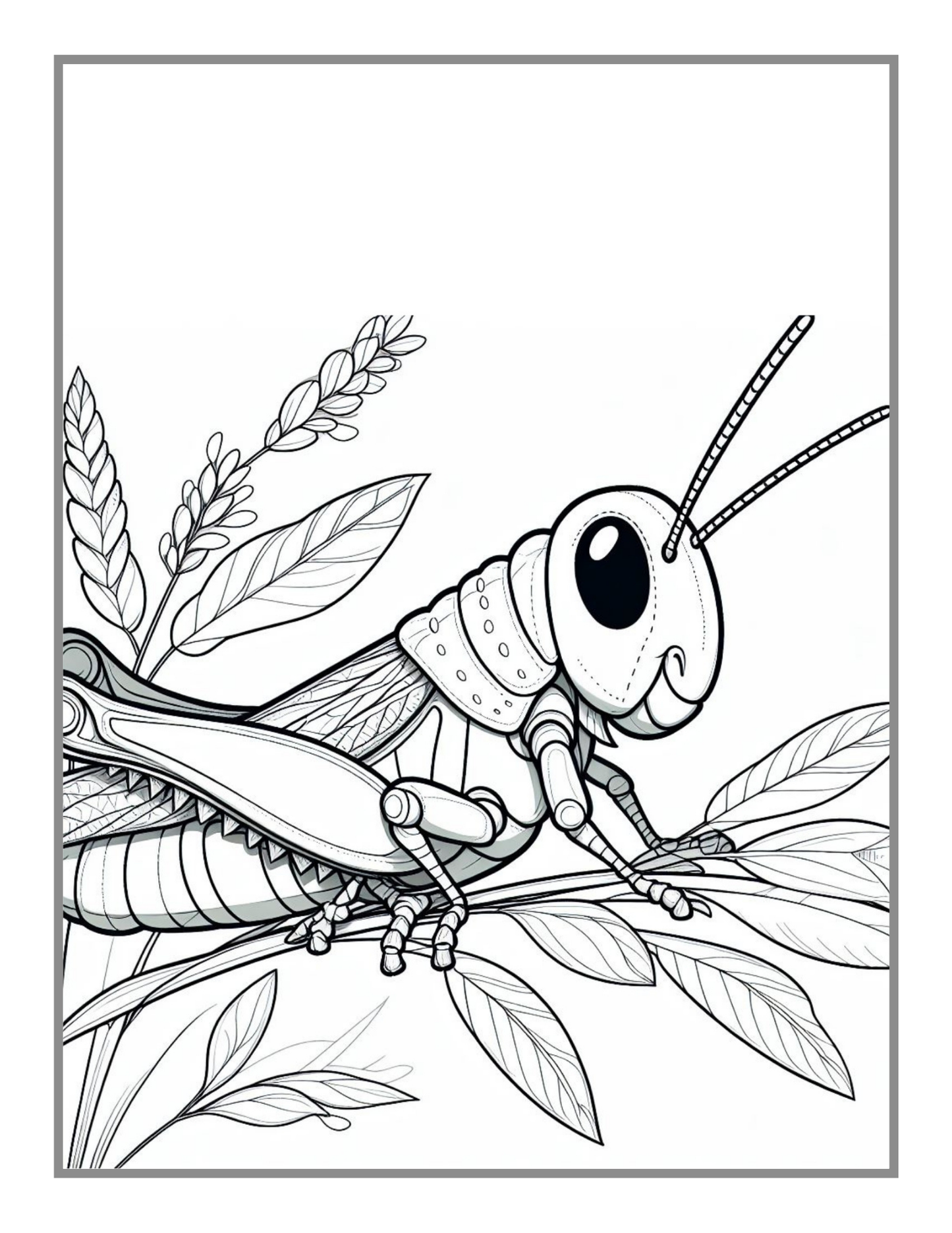 50 Pages Funny Cute Bugs and Insects Coloring Book for Adults Men Women Kids Boys Girls Toddlers Teens Stress Relief Relaxation Coloring