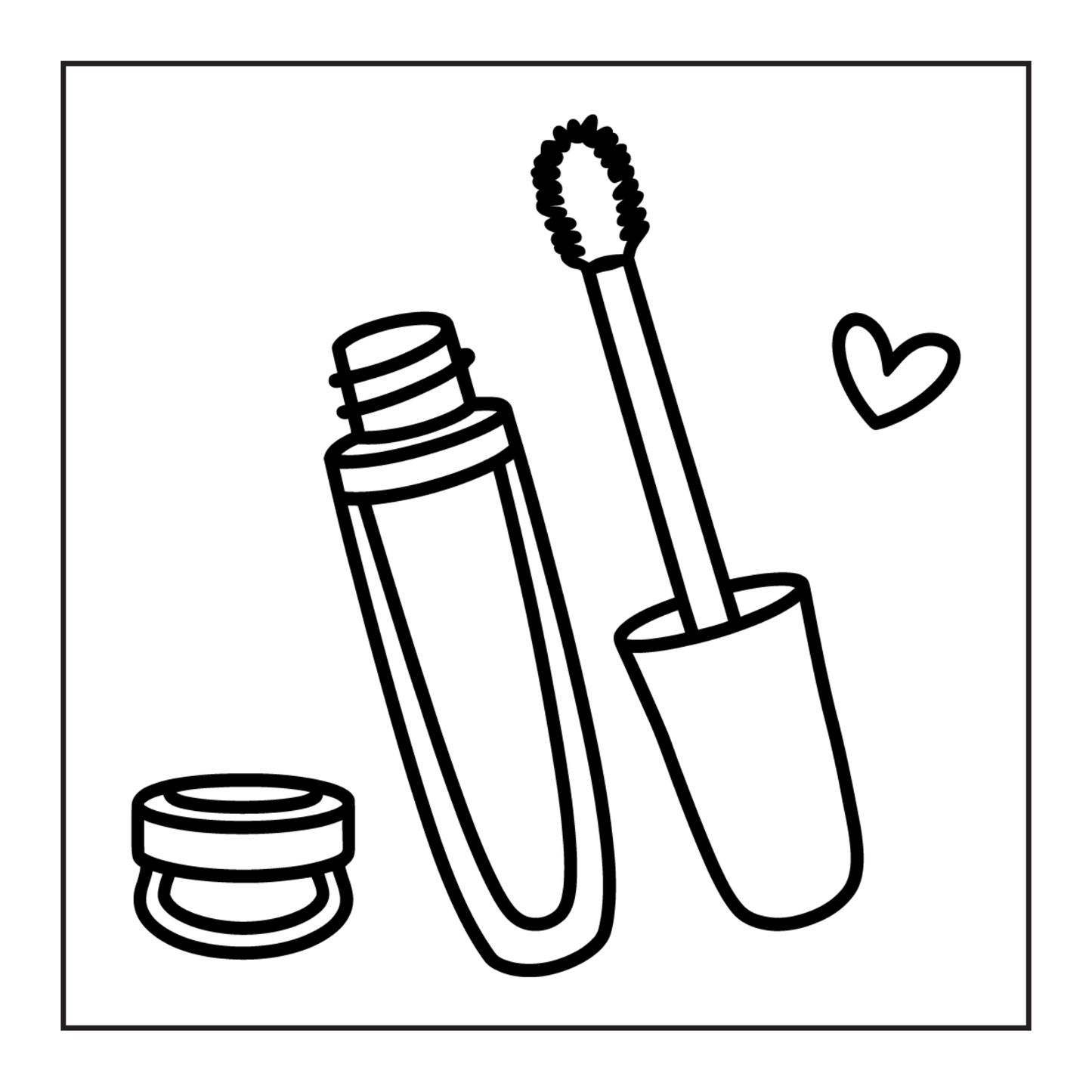 Cool Beauty Stuff Makeup Items Coloring Book for Women Mom Wife Girls Teens Cute and Comfy Fashion Makeup Items Coloring Activity Book