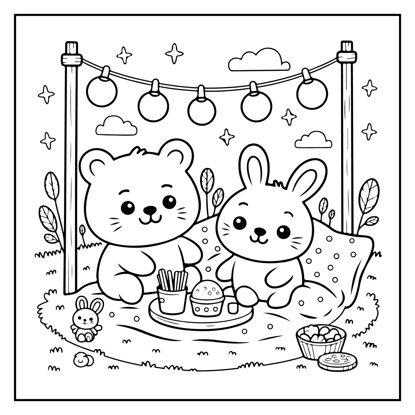 Cute Brown Bear Coloring Book Gift for Adults Kids Men Women Young Boys Girls Teens Cool Cozy Teddy Bear Coloring Activity Book for Children
