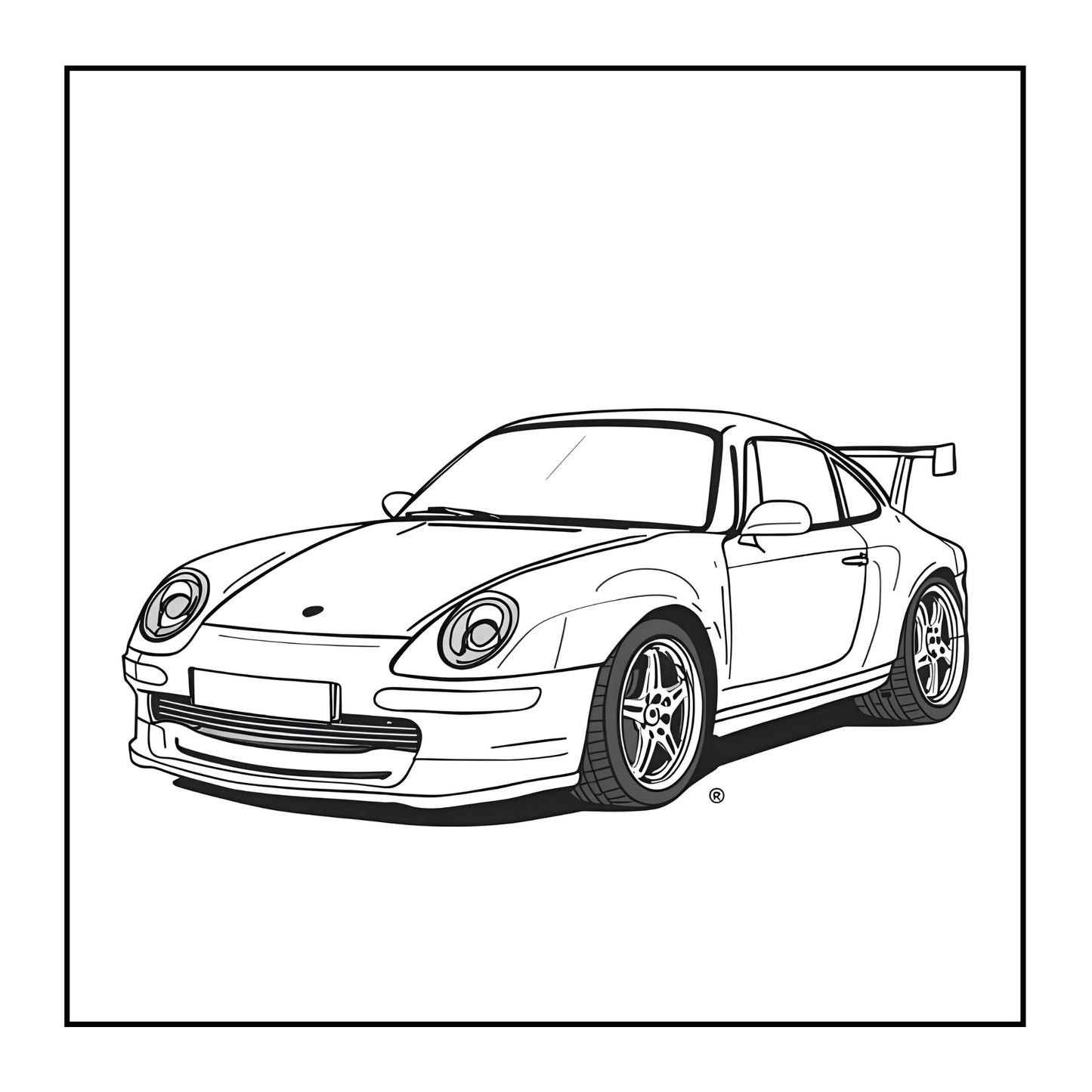 Modified Cars Coloring Book for Adults Men Women Kids Boys Girls Teens Modified Exotic Racing Cars Drift Cars Coloring Activity Book Gift