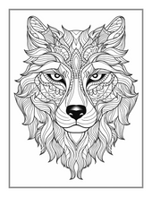 Load image into Gallery viewer, Bold and Easy Animal Mandala Coloring Book Gift for Adults Kids Men Women Boys Girls Teens Youth 50 Pages Animal Mandala Activity Book
