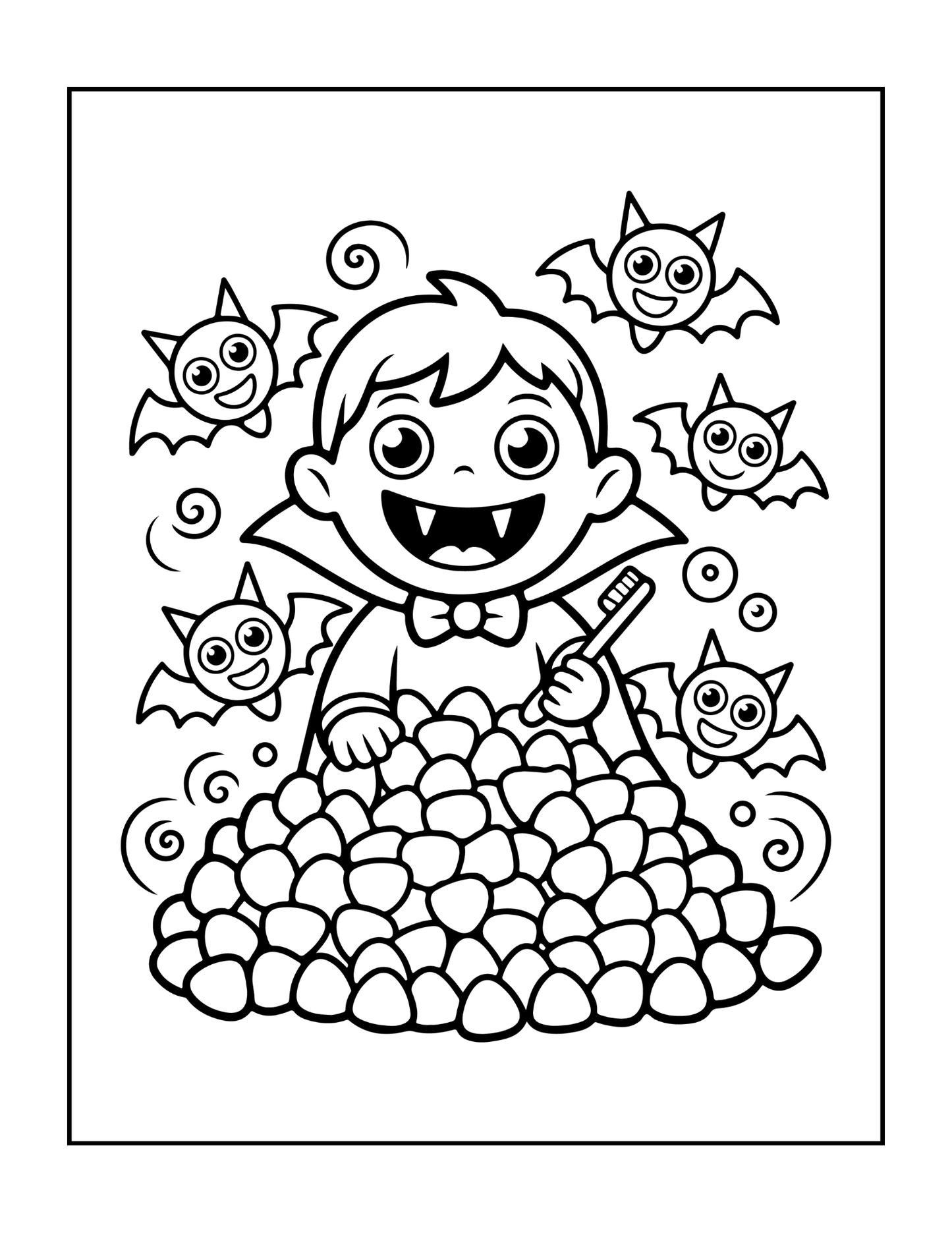 Cute Funny Spooky Halloween Coloring Book for Adults Kids Boys Girls Young Teens Fall Season Halloween Coloring Pages Gift for Children