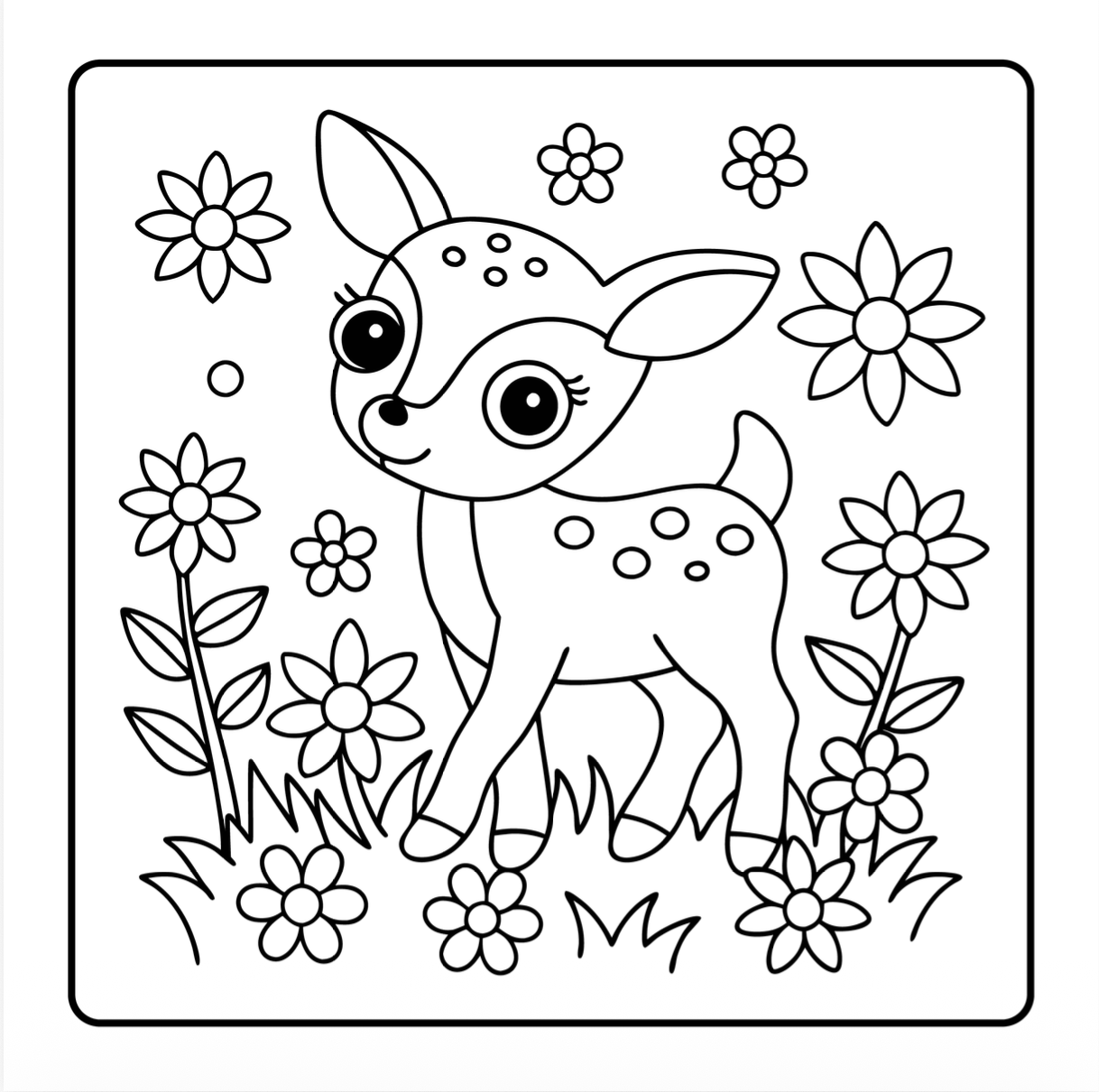 Cute Spring Coloring Book Gift for Adults Men Women Kids Young Boys Girls Teens Youth Bold and Easy Spring Coloring Sheets