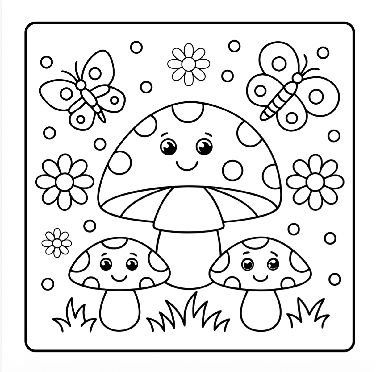 Cute Spring Coloring Book Gift for Adults Men Women Kids Young Boys Girls Teens Youth Bold and Easy Spring Coloring Sheets