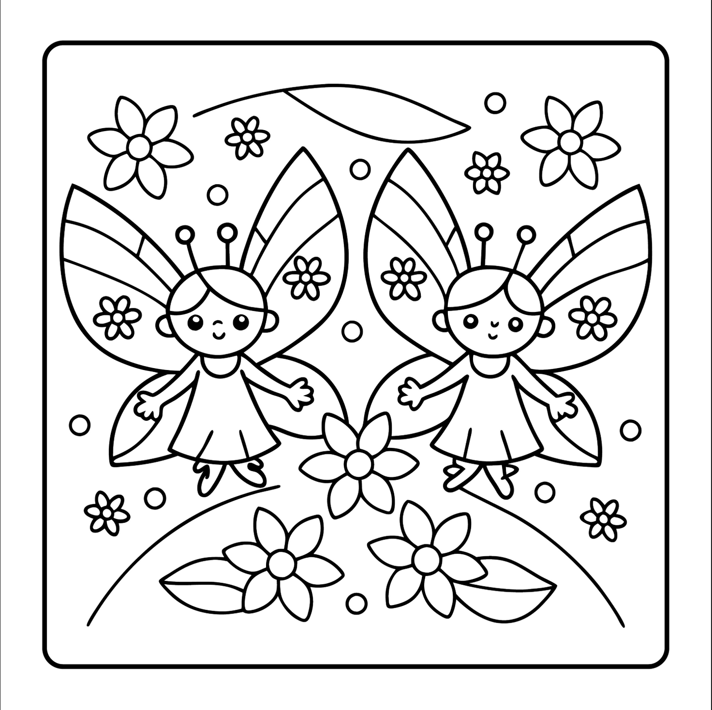 Cute Spring Coloring Book Gift for Adults Men Women Kids Young Boys Girls Teens Youth Bold and Easy Spring Coloring Sheets
