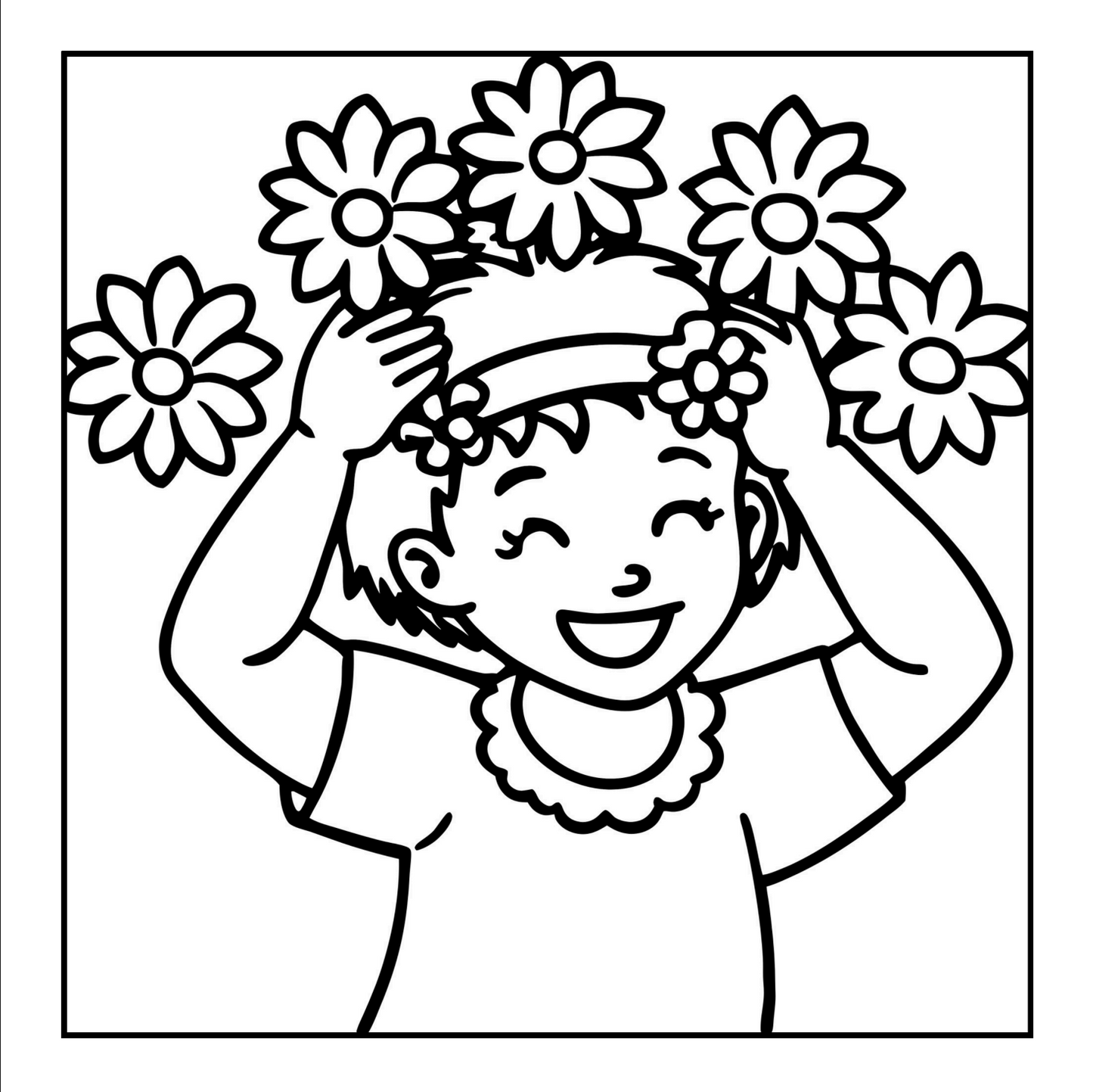 Cute Spring Coloring Book Gift for Adults Kids Young Boys Girls Bold and Easy Spring Coloring Sheets Stress Relief Relaxation Coloring Pages