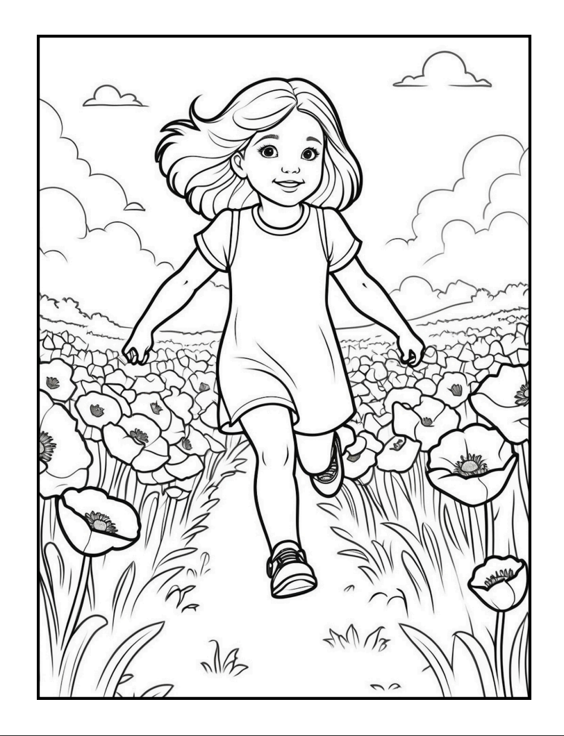 Cute Spring Coloring Book Gift for Adults Kids Young Boys Girls Bold and Easy Spring Coloring Sheets Stress Relief Relaxation Coloring Pages
